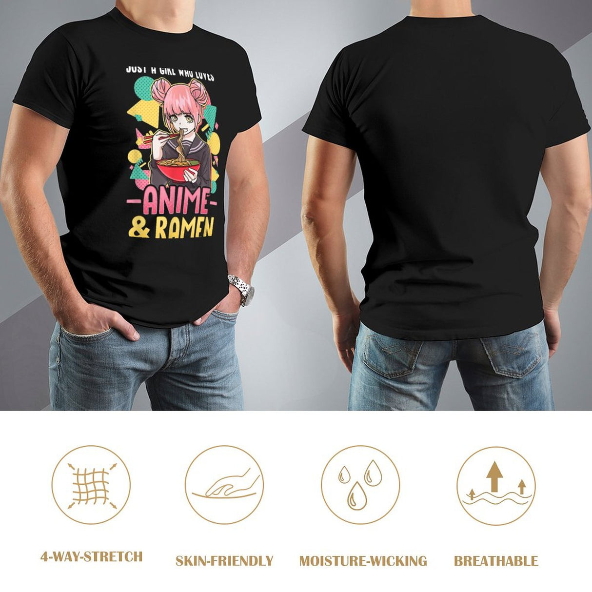 Otaku Delights: Anime & Ramen Love Tee