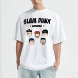 Seize the court with the Slam Dunk Squad Tee | Here at Everythinganimee we have only the best anime merch. Free Global Shipping.