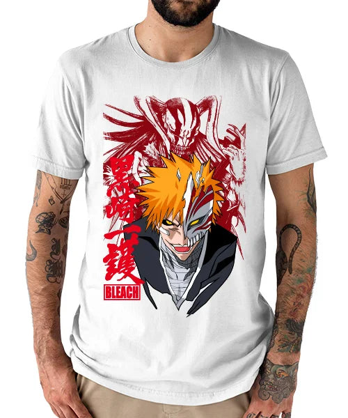 This shirt features the iconic character Ichigo Kurosaki from Bleach, perfect for fans. If you are looking for more Bleach Merch, We have it all! | Check out all our Anime Merch now!