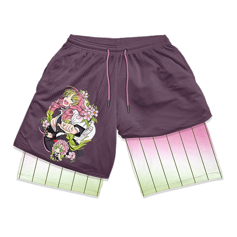 Yujiro Baki Hanma Men's Anime Gym Shorts 2 In 1 Double-deck Quick Dry Sport  Shorts Fitness Workout Short Pants 13 Colors Summer | Fruugo CZ
