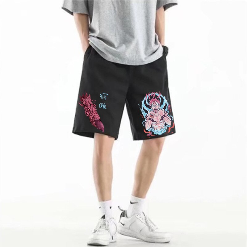 Jujutsu Kaisen Summer Vibes Shorts - Anime Beachwear