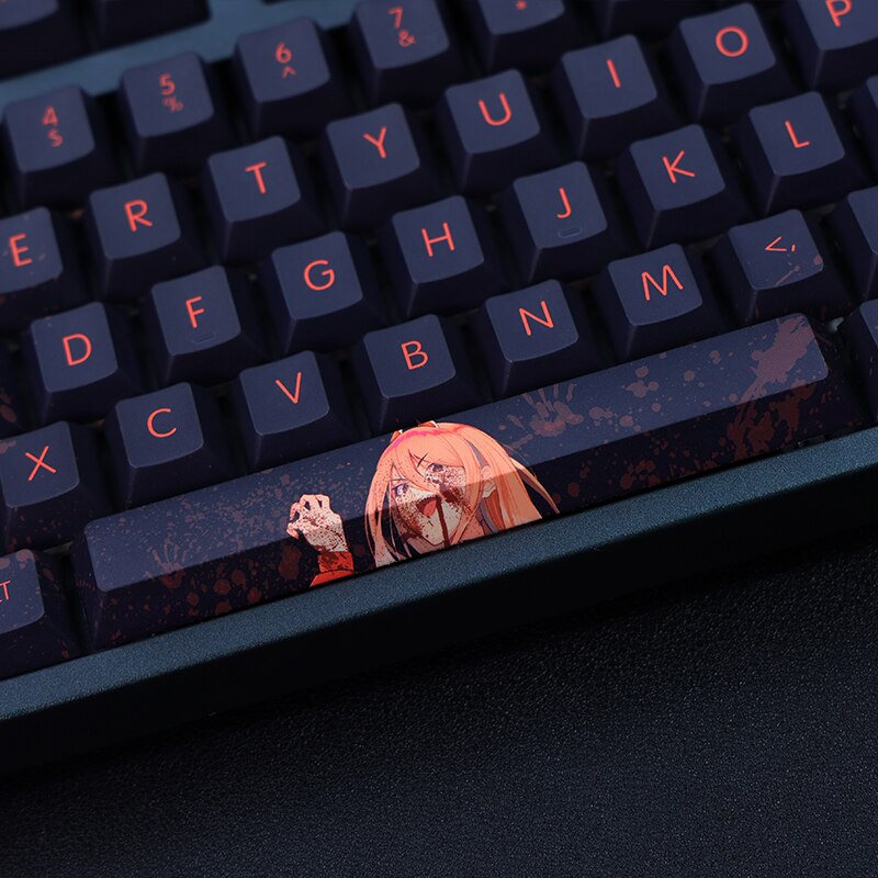 Chainsaw Man Power PBT Dye Subbed Keycap Set