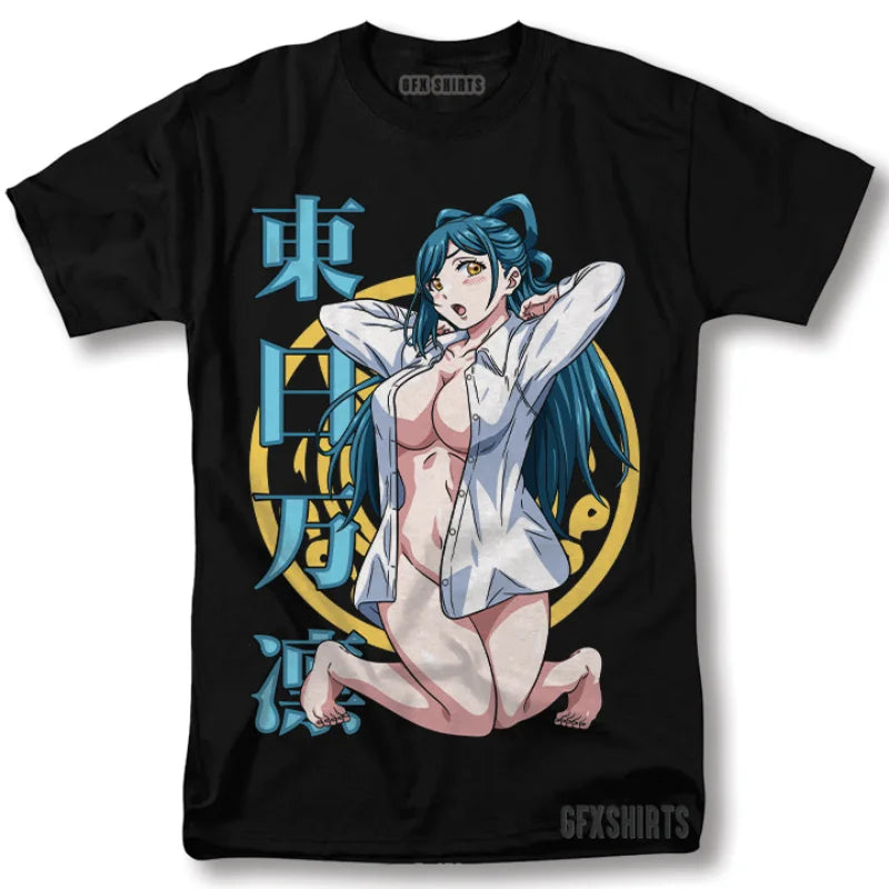 Immerse yourself in this striking Himari Tee, perfect for anime fans Looking for more Mato Seihei merch? Explore our full collection of anime merch now!