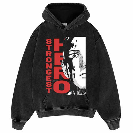 This hoodie celebrates the beloved One Man Series, ideal for both Autumn & Winter. | If you are looking for more  One Man Punch Merch, We have it all! | Check out all our Anime Merch now!