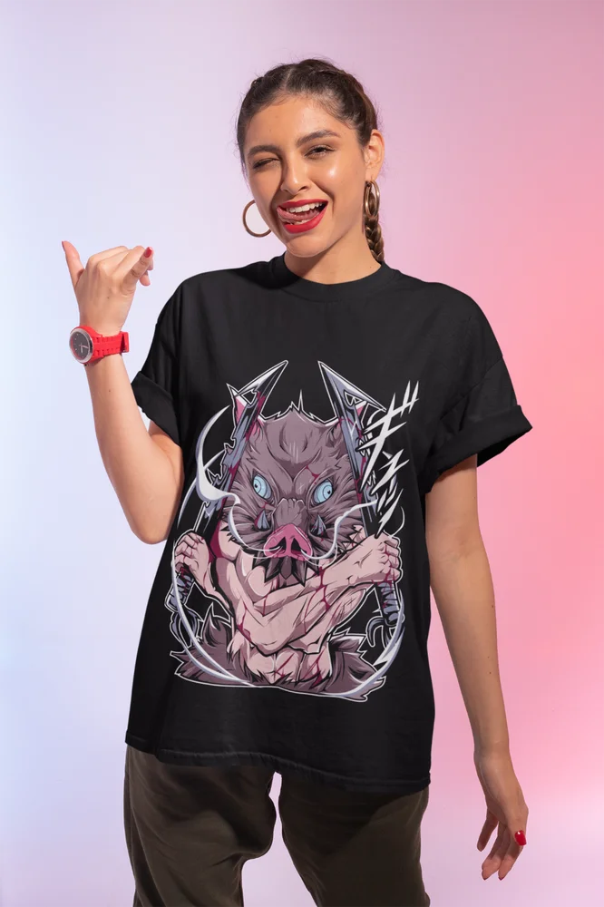 Inosuke Hashibira Demon Slayer Tee | Anime shirts | Anime merch ...
