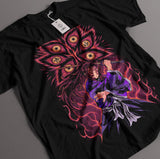 Immerse yourself in this striking Kokushibo  Tee, perfect for anime fans. Looking for more Demon Slayer merch? Explore our full collection of anime merch now!