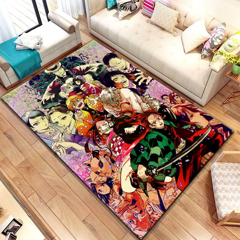 Demon Slayer Beautiful Painting Carpet