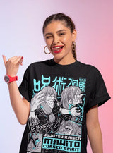 Here at Everythinganimee we have only the best anime merch! Free Global Shipping.
Unleash the power of the Jujutsu Kaisen with this amazing tee. Featuring a bold and intense design.