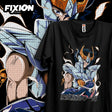 Here at Everythinganimee we have the best anime shirts in the world.
Unleash the power of the cosmos with the Phoenix Armor Tee from Saint Seiya. This stunning design showcases the fierce warrior in his iconic Phoenix armor, capturing the spirit and strength of the series.