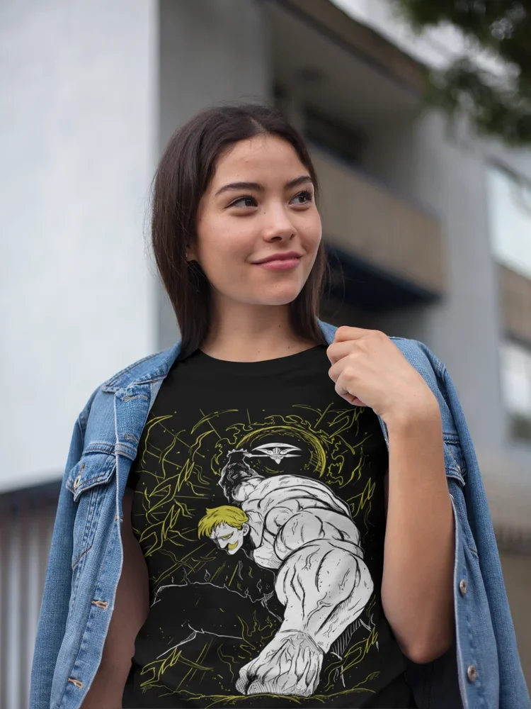 Immerse yourself with this striking tee featuring the unyielding Escanor tee. If you are looking for more Seven Deadly Sins Merch, We have it all! | Check out all our Anime Merch now!