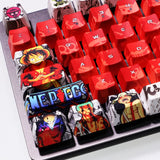 One Piece Anime Keycaps - Monkey D. Luffy & Boa Hancock Edition