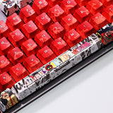 One Piece Anime Keycaps - Monkey D. Luffy & Boa Hancock Edition