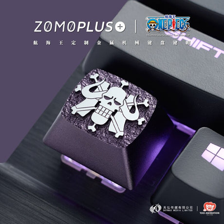 One Piece Four Emperors Kaido Aluminum Artisan Keycap