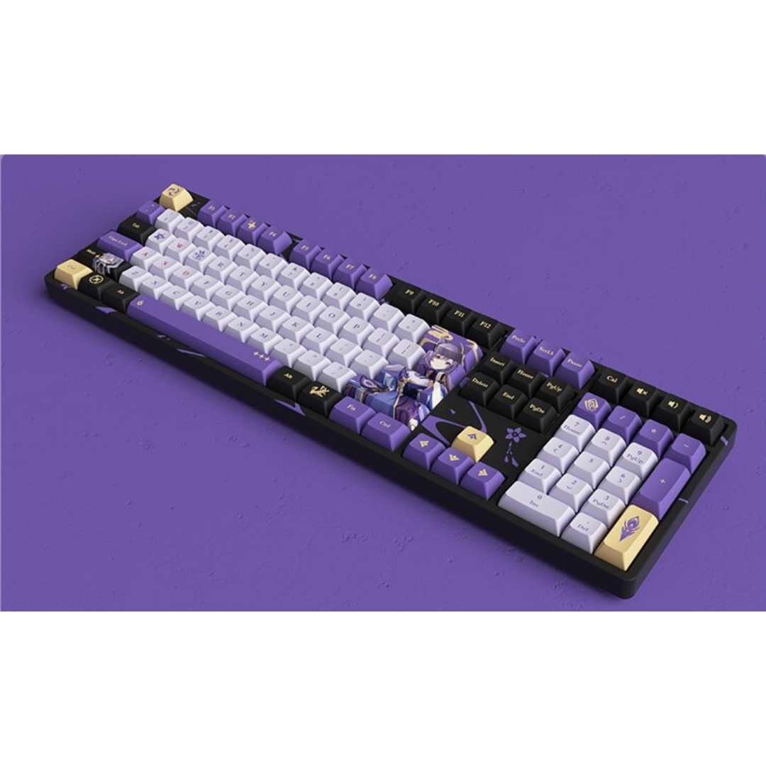 Genshin Impact Official Keqing Themed Mechanical Gaming Keyboard