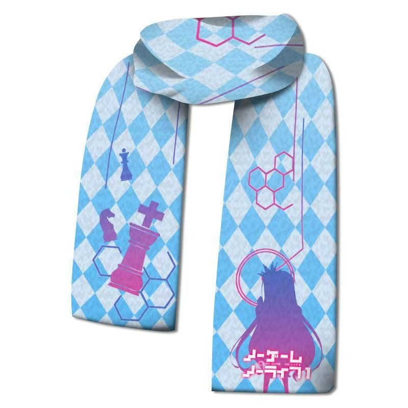 Immerse yourself in this striking Shiro scarf, perfect for anime fans. Looking for more No Game No Life  merch? Explore our full collection of anime merch now!