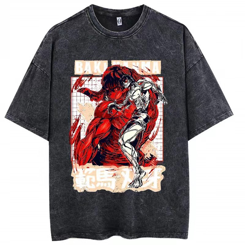 Immerse yourself in this vintageBaki  tees, perfect for anime fans. Looking for more Baki merch? Explore our full collection of anime merch now!