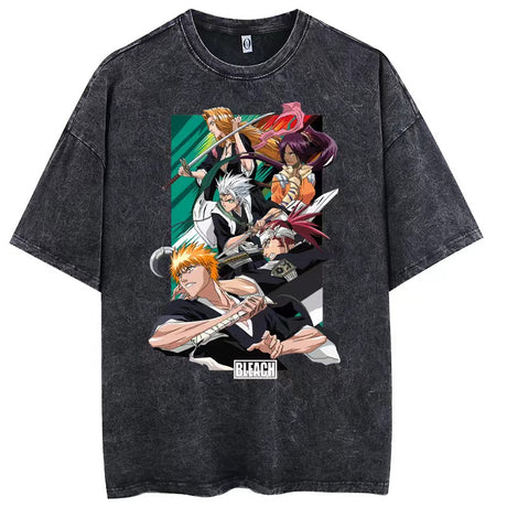 Immerse yourself in this vintage Bleach tees, perfect for anime fans. Looking for more Bleach  merch? Explore our full collection of anime merch now!