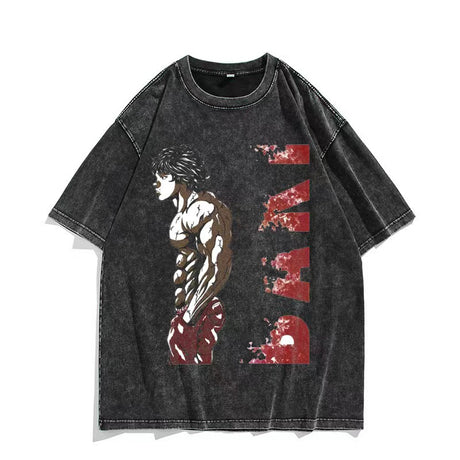 Immerse yourself in this vintageBaki  tees, perfect for anime fans. Looking for more Baki merch? Explore our full collection of anime merch now!