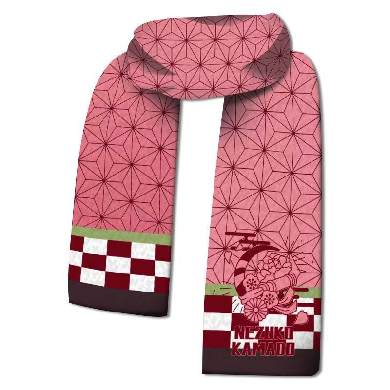 Immerse yourself in this striking kawaii scarfs, perfect for anime fans. Looking for more Demon Slayer merch? Explore our full collection of anime merch now!