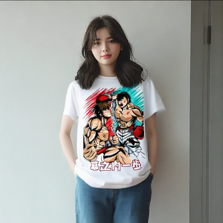 This tee captures the fighting spirit of Baki & Ippo in action! Looking for Hajime no Ippo merch? We’ve got it all, shop our anime collection now!