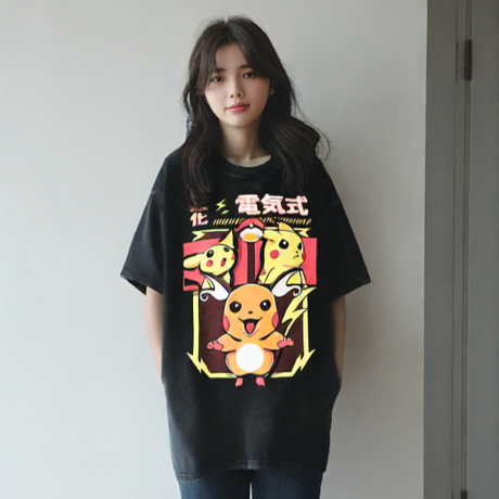 This tee captures the magic of Pokemon characters. If you're looking for more Pokemon merch, we have it all! Check out our anime merch now—free shipping!