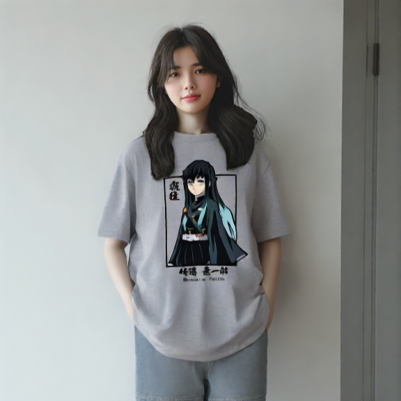 This tee captures the magic of Muichiro. If you're looking for more Demon Slayer merch, we have it all! Check out our anime merch now—free shipping!