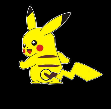 Pokemon Pikachu Reflective Car Rear Window Wiper Sticker