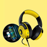 Razer Pokemon Pikachu Limited Edition Kraken V3 PC Wired USB Gaming Headset Chroma RGB Lighting, everythinganimee