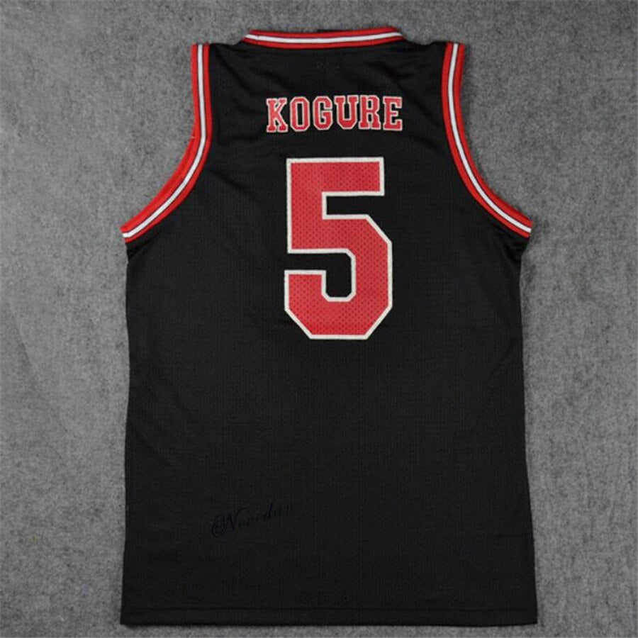 Anime SLAM Cosplay Costume Shohoku School Basketball Team 1-15 Sakuragi Hanamichi Jersey Tops T Shirt Sports Wear Uniform Black, everythinganimee