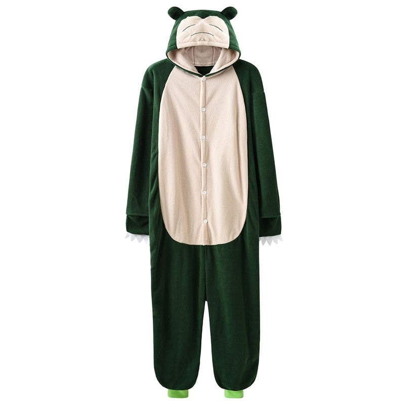 Kigurumis Women Onesie Pajama Men Adult Polar Fleece Homewear Funny Cosplay Costume One Piece Pyjamas Sleepwear Jumpsuits and matching comfy slippers, everythinganimee