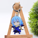 That Time I Got Reincarnated as a Slime Keychain Double Sided Acrylic Cartoon Key Chain Pendant Anime Accessories Keyring, everything animee