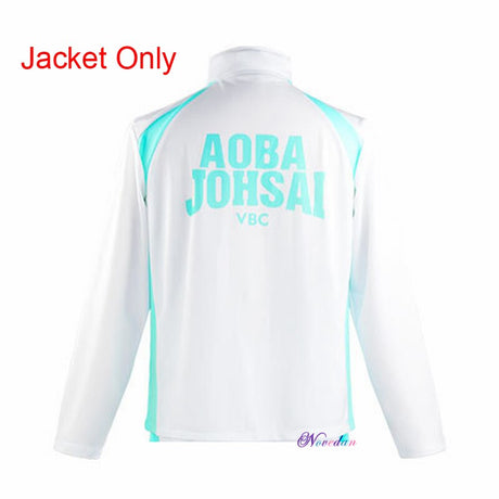 Haikyuu Cosplay Jacket Anime Volleyball Sportswear Karasuno Nekoma Aoba Johsai Fukurodani Inarizaki High School Uniform Costume, everythinganimee