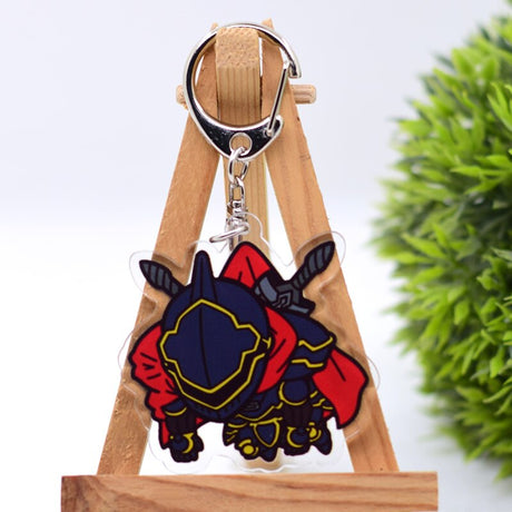 Overlord Keychain Double Sided Acrylic Cartoon Key Chain Pendant Anime Accessories Keyring Hot Sale, everything animee