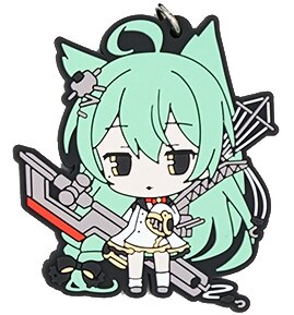 Azur Lane Anime Hood Enterprise Unicorn Akagi Kaga Akashi Z23 Javelin Laffey Rubber Anime Keychain, everything animee