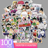 100pcs Anime Stickers Demon Slayer Hunter X Graffiti DIY Luggage Laptop Skateboard Phone Decal Sticker Toys