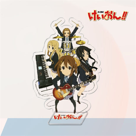 Japan Anime K-ON! Acrylic Stand Model Plate Cosplay Toys Hirasawa Yui Mio Tainaka Ritsu Kotobuki Tsumugi Nakano Azusa Desk Decor, everything animee