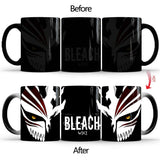 1Pcs New 350ml BLEACH Anime Color Change Mug Milk Coffee Tea Ceramics Cup Best Gift for Children Friends, everythinganimee