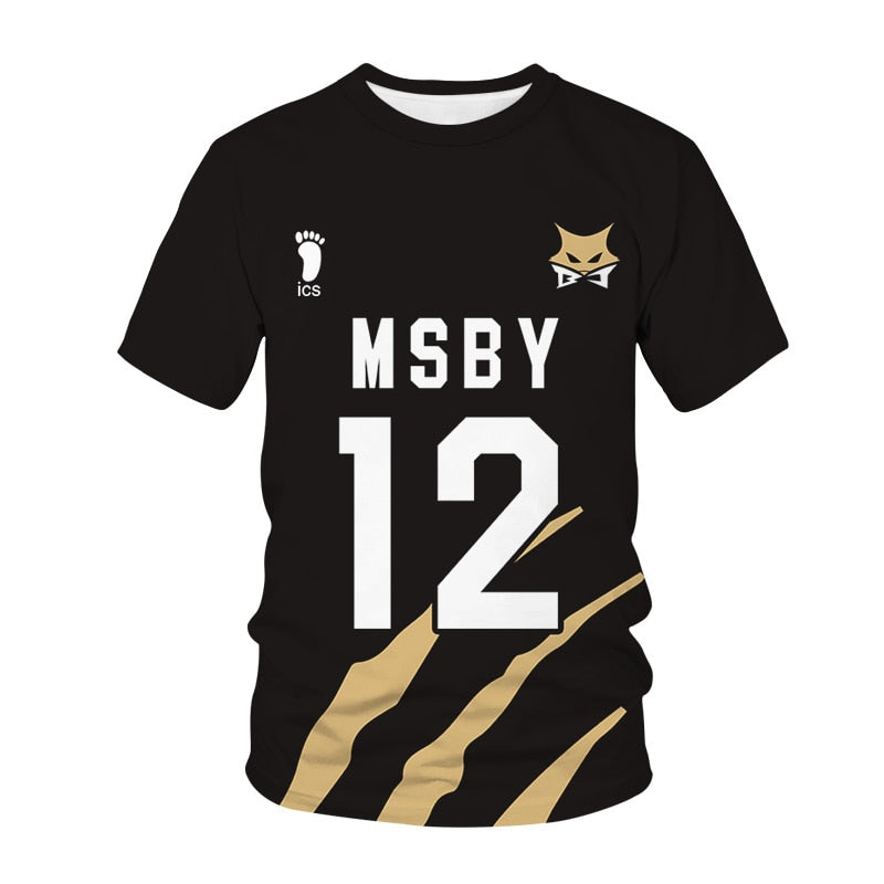 Haikyuu MSBY Black Jackal T-shirt