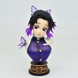 15cm Anime Figure Demon Slayer GK Bust Kimetsu No Yaiba Kochou Shinobu Bust Figure Toys for Kids Collectible Model PVC Doll, everythinganimee