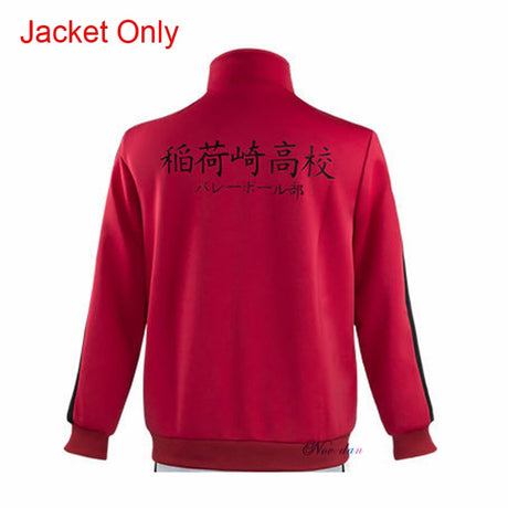 Haikyuu Cosplay Jacket Anime Volleyball Sportswear Karasuno Nekoma Aoba Johsai Fukurodani Inarizaki High School Uniform Costume, everythinganimee