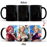 1Pcs New 350ml Anime Naruto Magic Color Changing Mugs Ceramic Coffee Milk Tea Cups Best Gift for Children Friends, everythinganimee