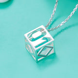 Hatsune Anime Miku Necklace 925 Sterling Silver Pendant Manga Role Action Figure Cosplay Vocaloid New Trendy Gift, everythinganimee