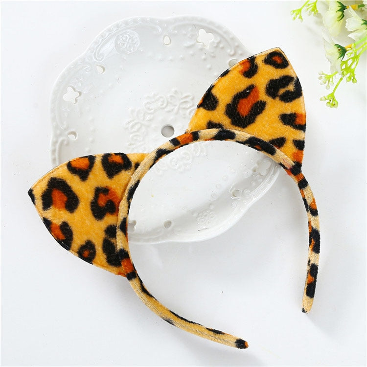 3 Colors Beautiful Masquerade Halloween Cat Ears Cosplay Cat Ear Anime Party Costume Bow Tie Bell Headwear Headband Anime