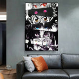 Hunter x Hunter Eyes Canvas Painitng