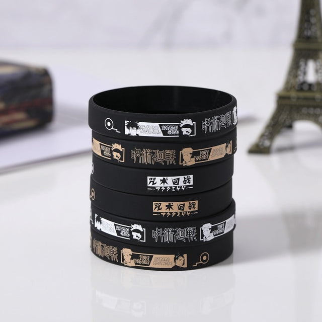 Anime Jujutsu Kaisen Silicone Bracelet Two-dimensional Bracelet Surrounding Luminous Accessories For Gifts, everythinganimee