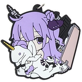 Azur Lane Anime Hood Enterprise Unicorn Akagi Kaga Akashi Z23 Javelin Laffey Rubber Anime Keychain, everything animee