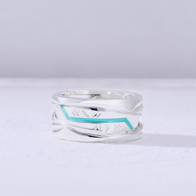 Hatsune Miku Anime Ring for Men/women 925 sterling silver Manga Role Action Figure Cosplay Vocaloid New Trendy Gift, everythinganimee