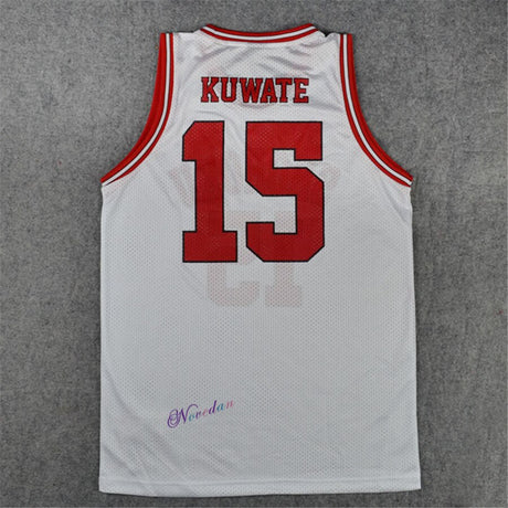 SLAM Cosplay Costume Shohoku Sakuragi Hanamichi School Basketball Jersey Tops T-Shirt Sportswear Uniform Slamdunk White, everythinganimee