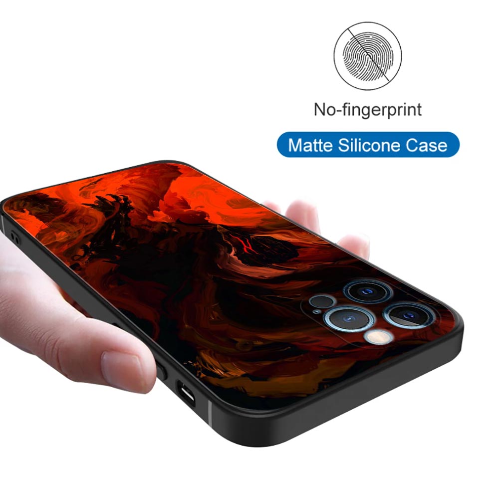 Berserk anime phone cases for iPhone 14, 12, 11, 13 Pro Max, X, Xr, Xs Max, 6, 6s, 7, 8 Plus and 12, 13 Mini. Durable and stylish protection for your phone while showing off your love for the series.