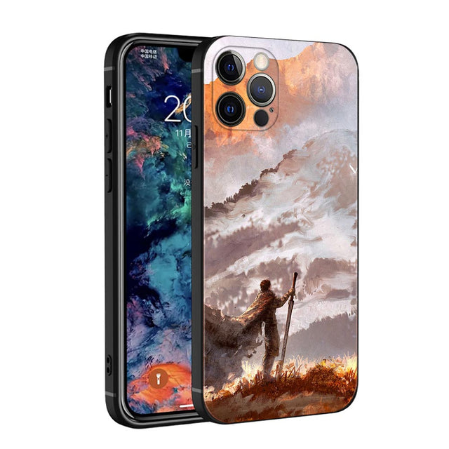 Berserk anime phone cases for iPhone 14, 12, 11, 13 Pro Max, X, Xr, Xs Max, 6, 6s, 7, 8 Plus and 12, 13 Mini. Durable and stylish protection for your phone while showing off your love for the series.